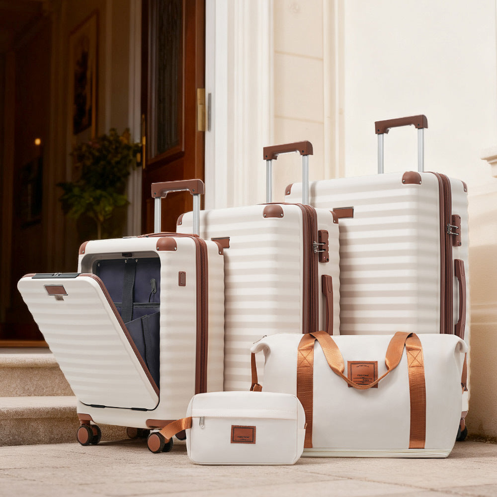 Azor 5-Piece Hardshell Carry-On Set, Complete System, Spinner Wheels