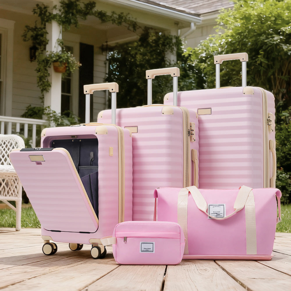 Azor 5-Piece Hardshell Carry-On Set, Complete System, Spinner Wheels