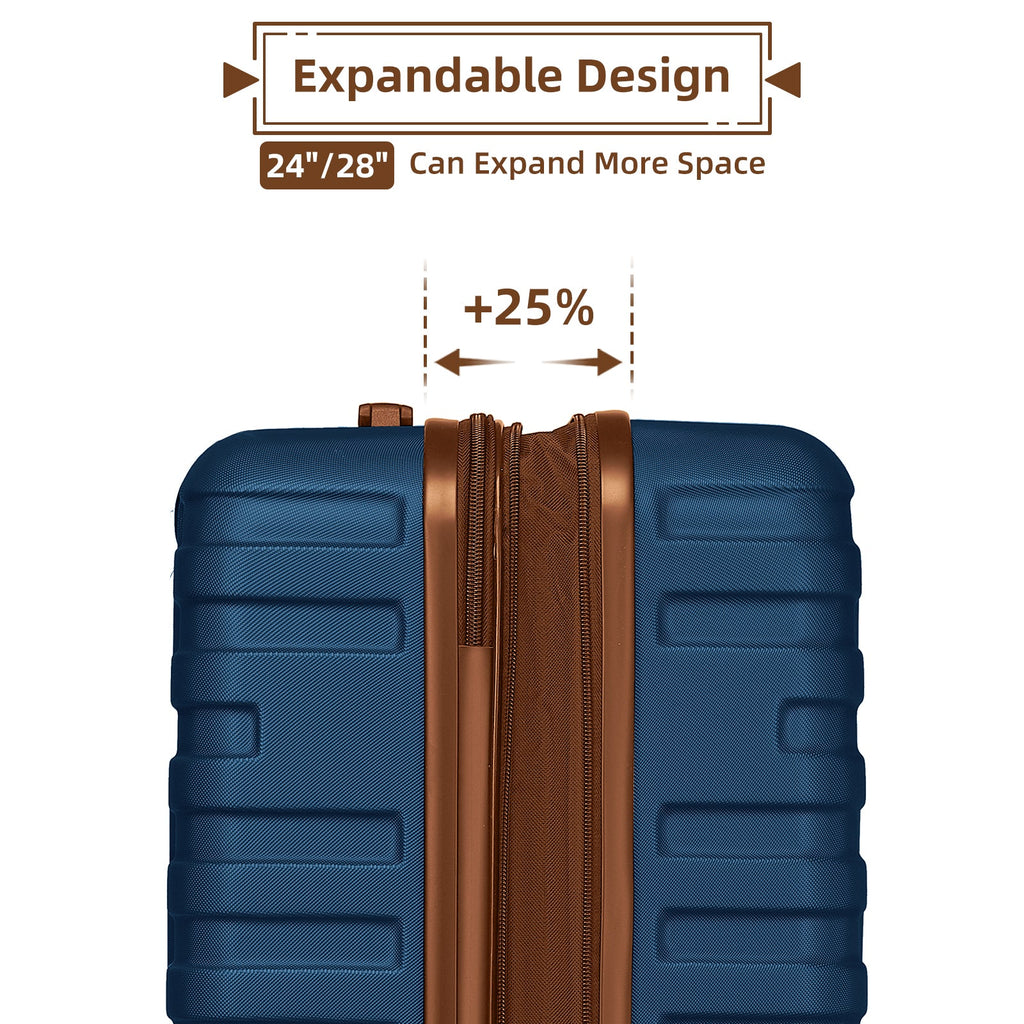 Azor 6-Piece Hardside Set, Suitcases + Duffel Bags, Complete Kit