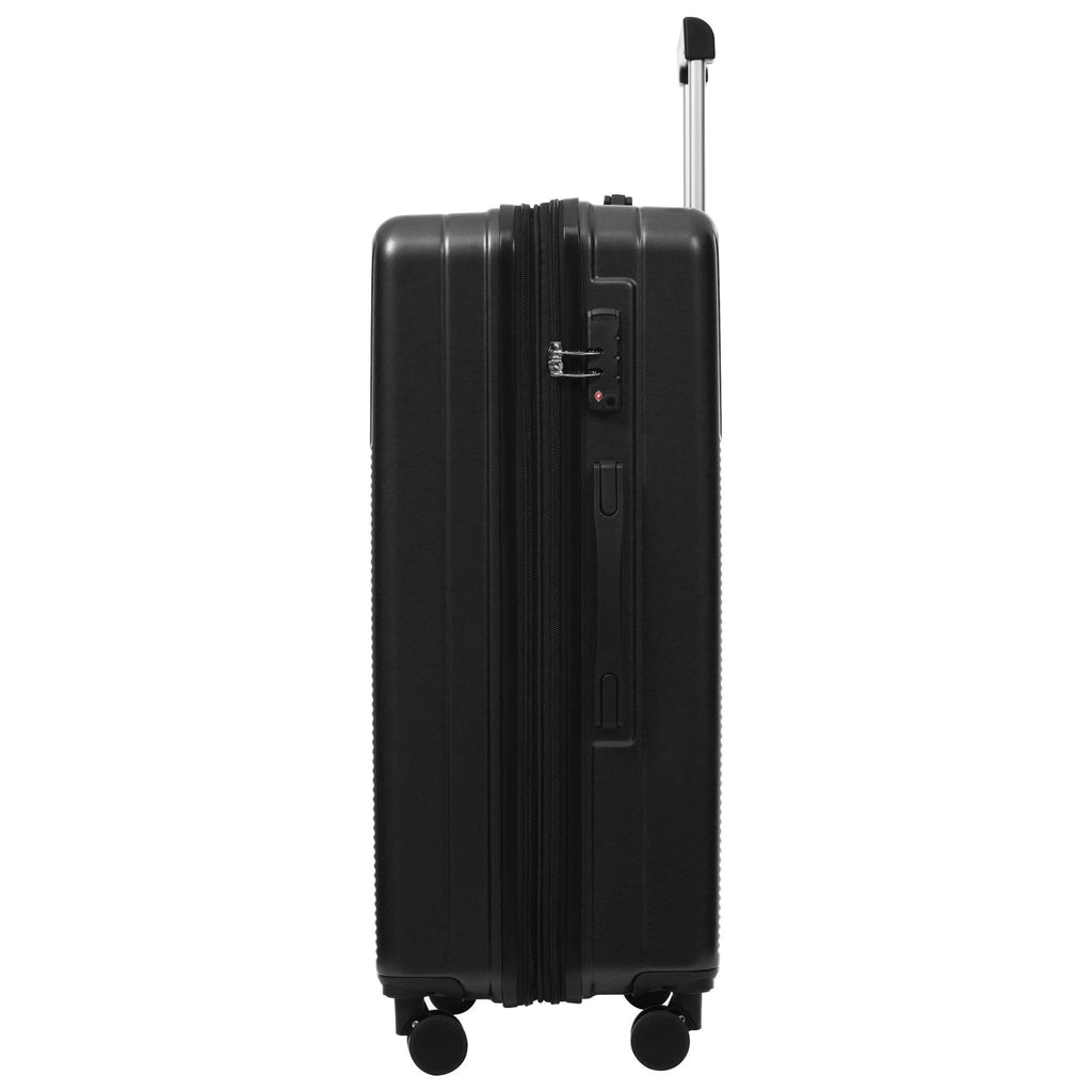 Azor Silver 5-Piece Luggage Set, Complete Travel System, TSA Lock