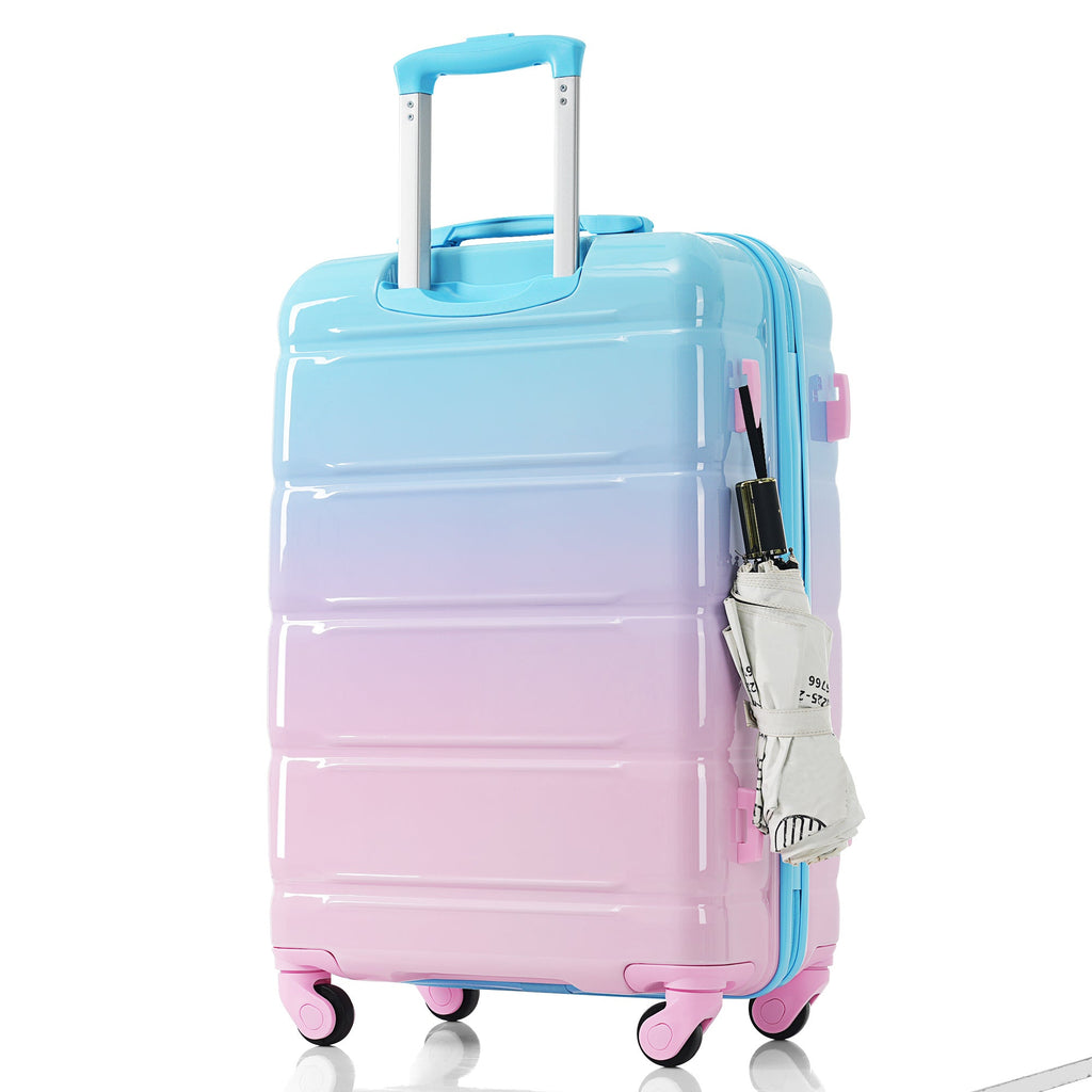 Azor 3-Piece USB Carry-On Set, Smart Travel ABS+PC, TSA Lock