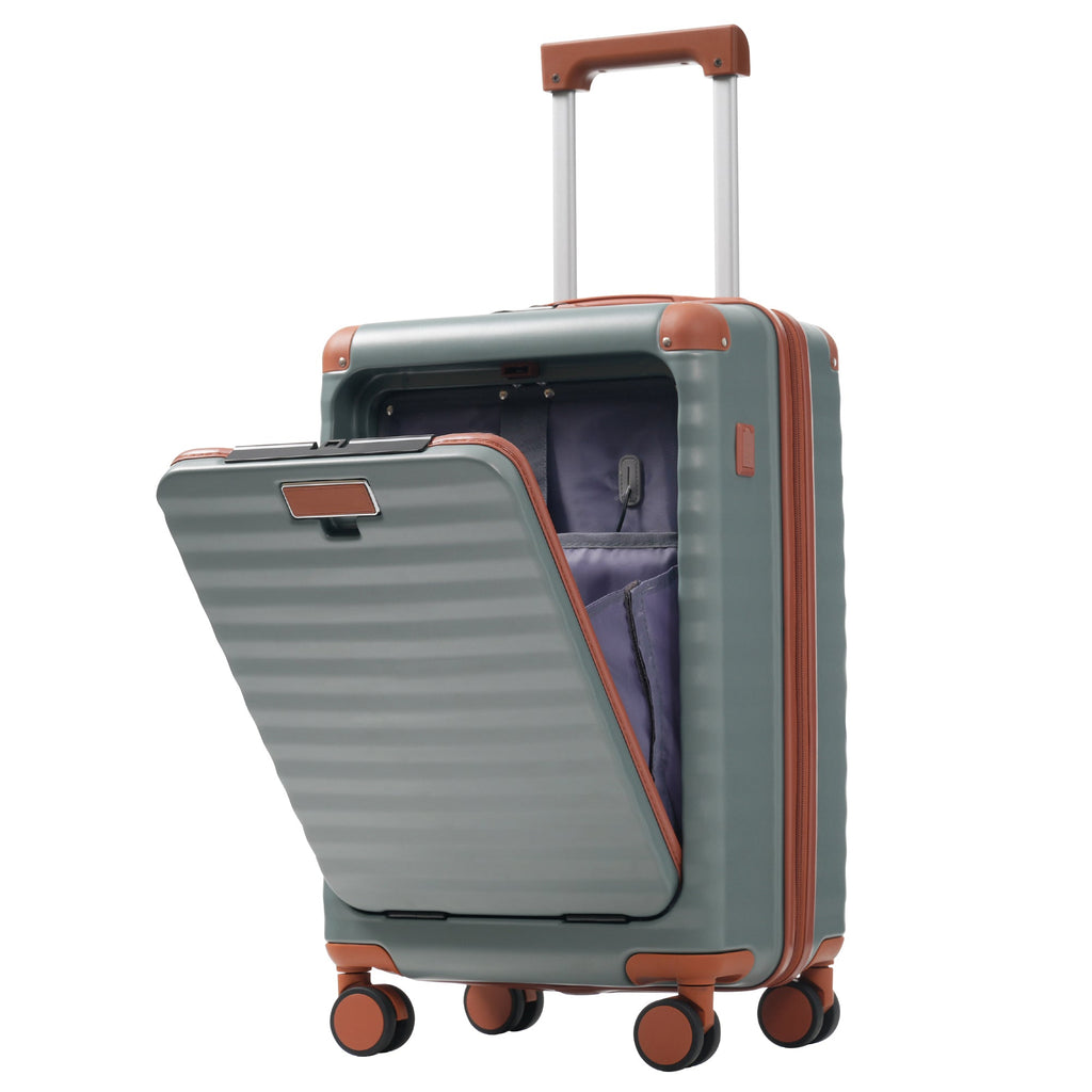 Azor 5-Piece Hardshell Carry-On Set, Complete System, Spinner Wheels