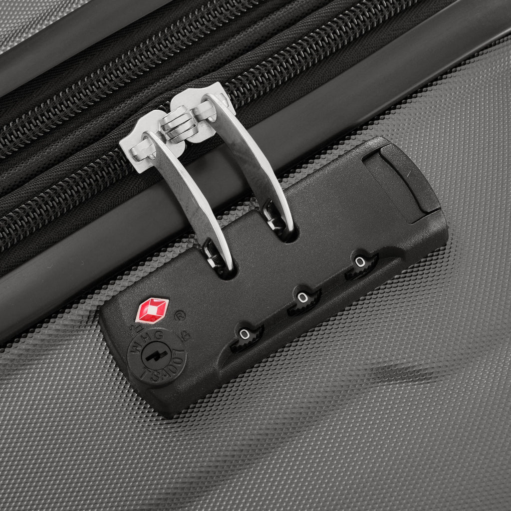 Azor Light Blue ABS Luggage Set, Travel in Colour, TSA Lock