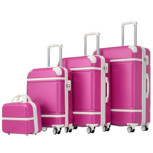 Azor Blue ABS Luggage Set, Travel Organisation System, TSA Lock