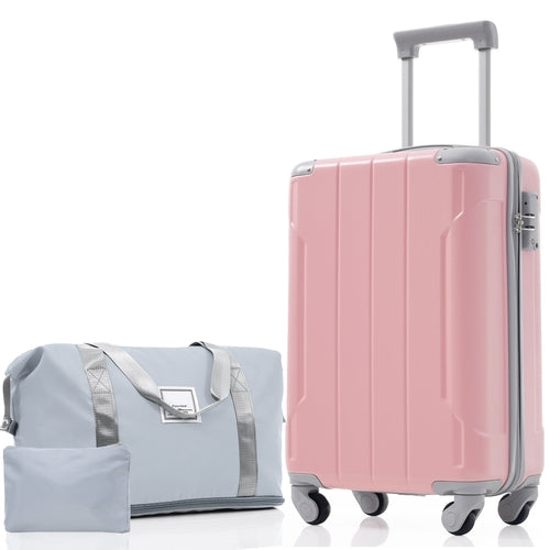 Azor Black & Brown Luggage Set, Timeless Travel Style, TSA Lock