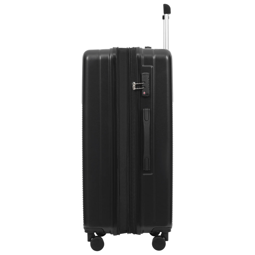 Azor Silver 5-Piece Luggage Set, Complete Travel System, TSA Lock
