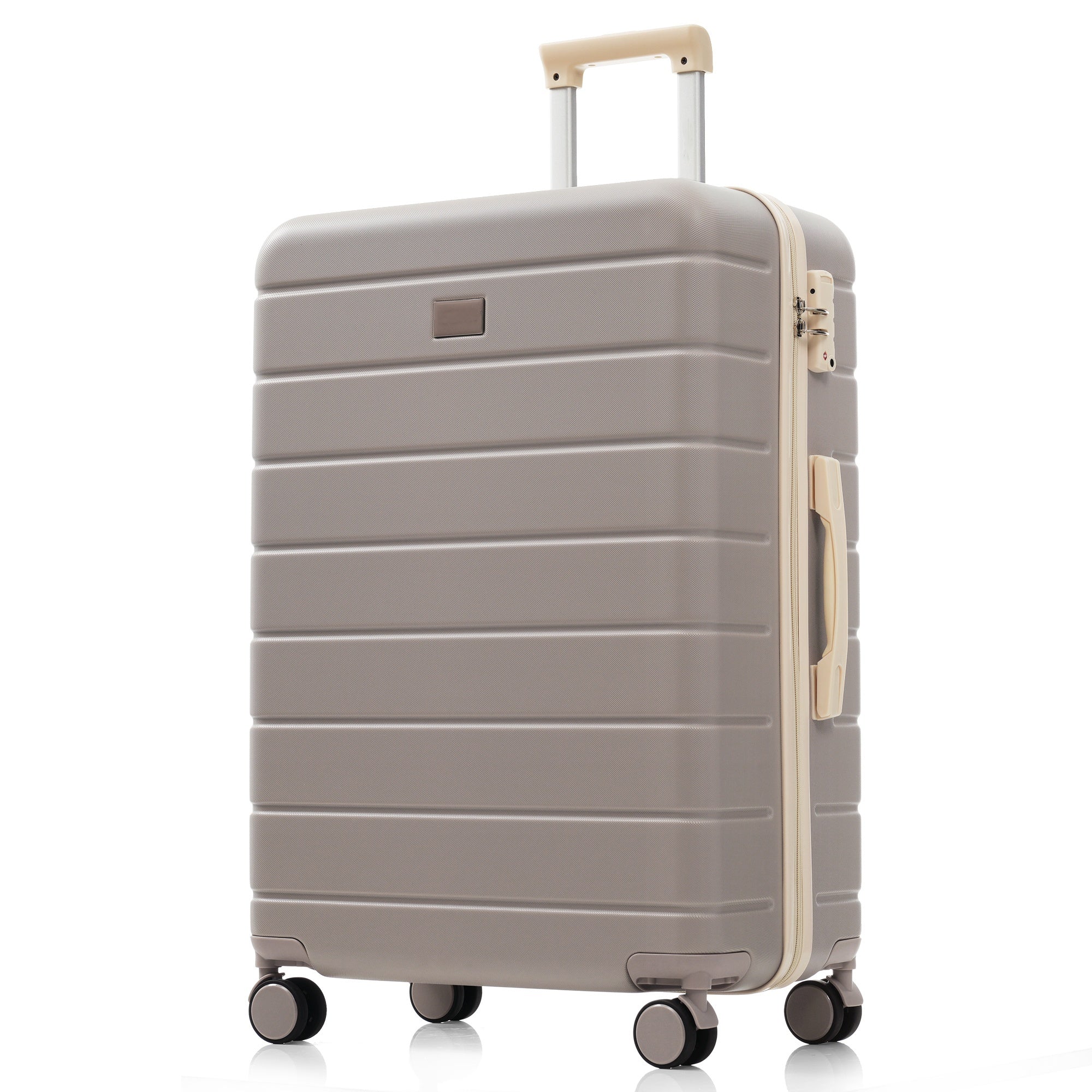 Azor Blue PC Luggage Set, Lightweight Travel Trio, TSA Lock