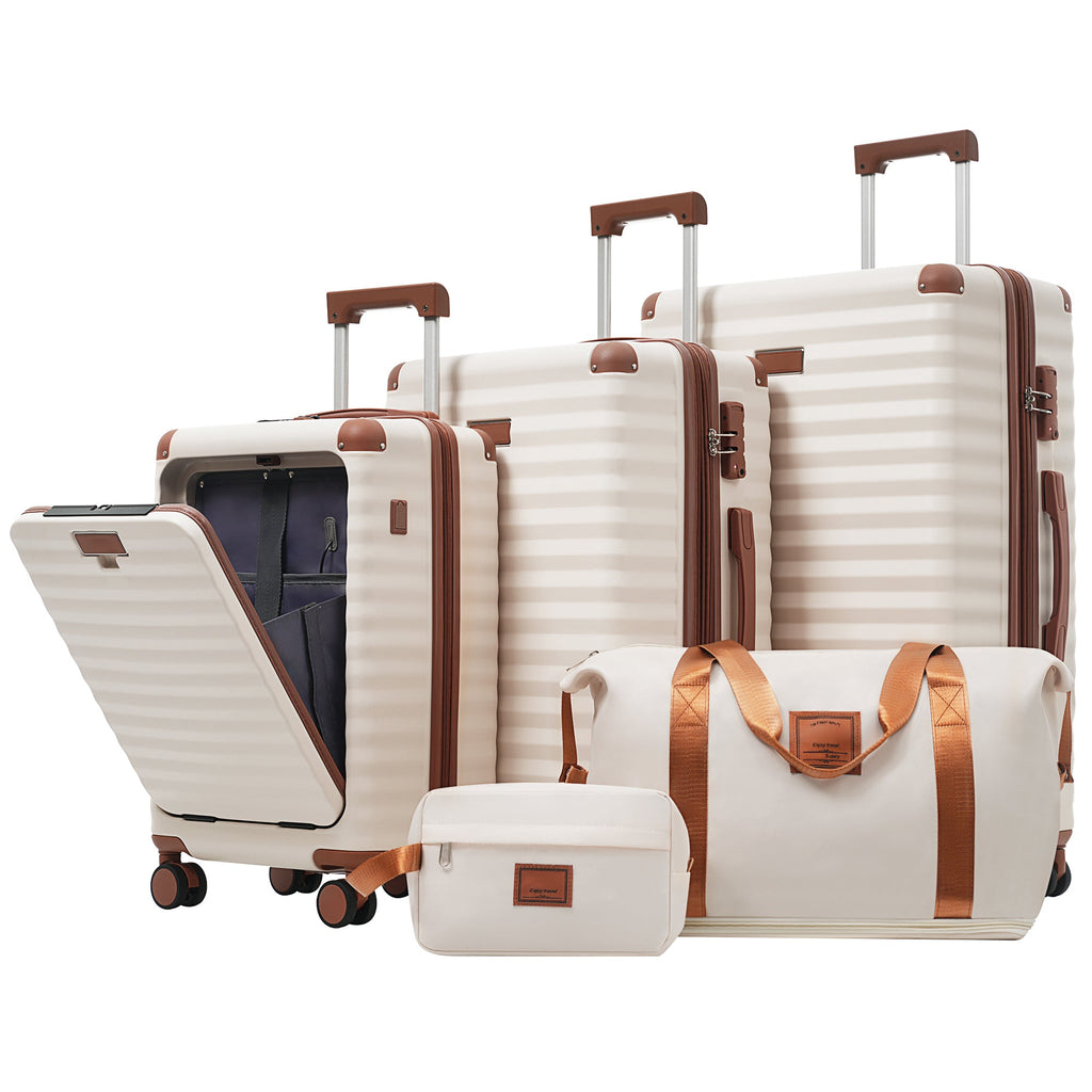 Azor 5-Piece Hardshell Carry-On Set, Complete System, Spinner Wheels