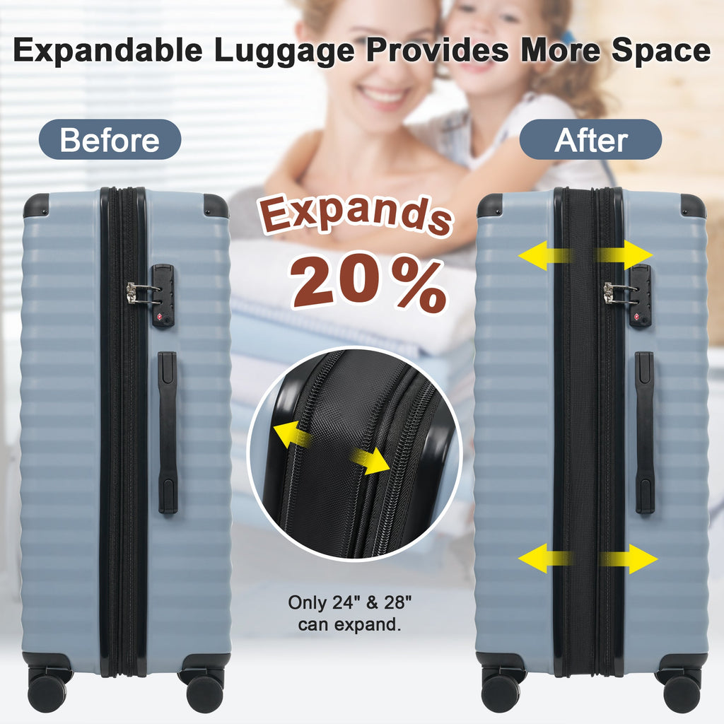 Azor 5-Piece Hardshell Carry-On Set, Complete System, Spinner Wheels