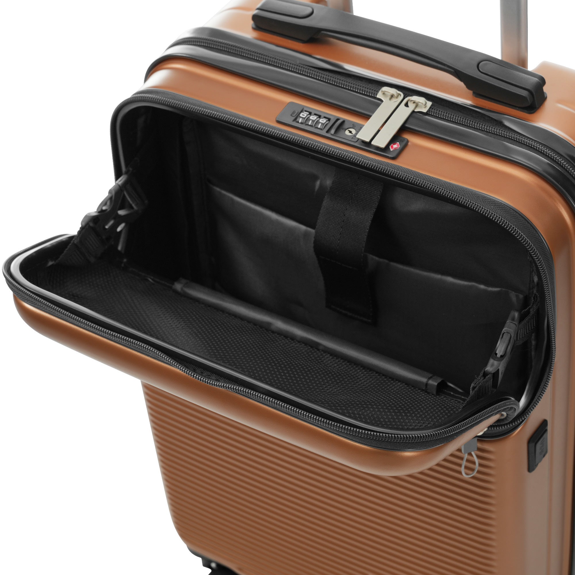 Azor Silver 5-Piece Luggage Set, Complete Travel System, TSA Lock