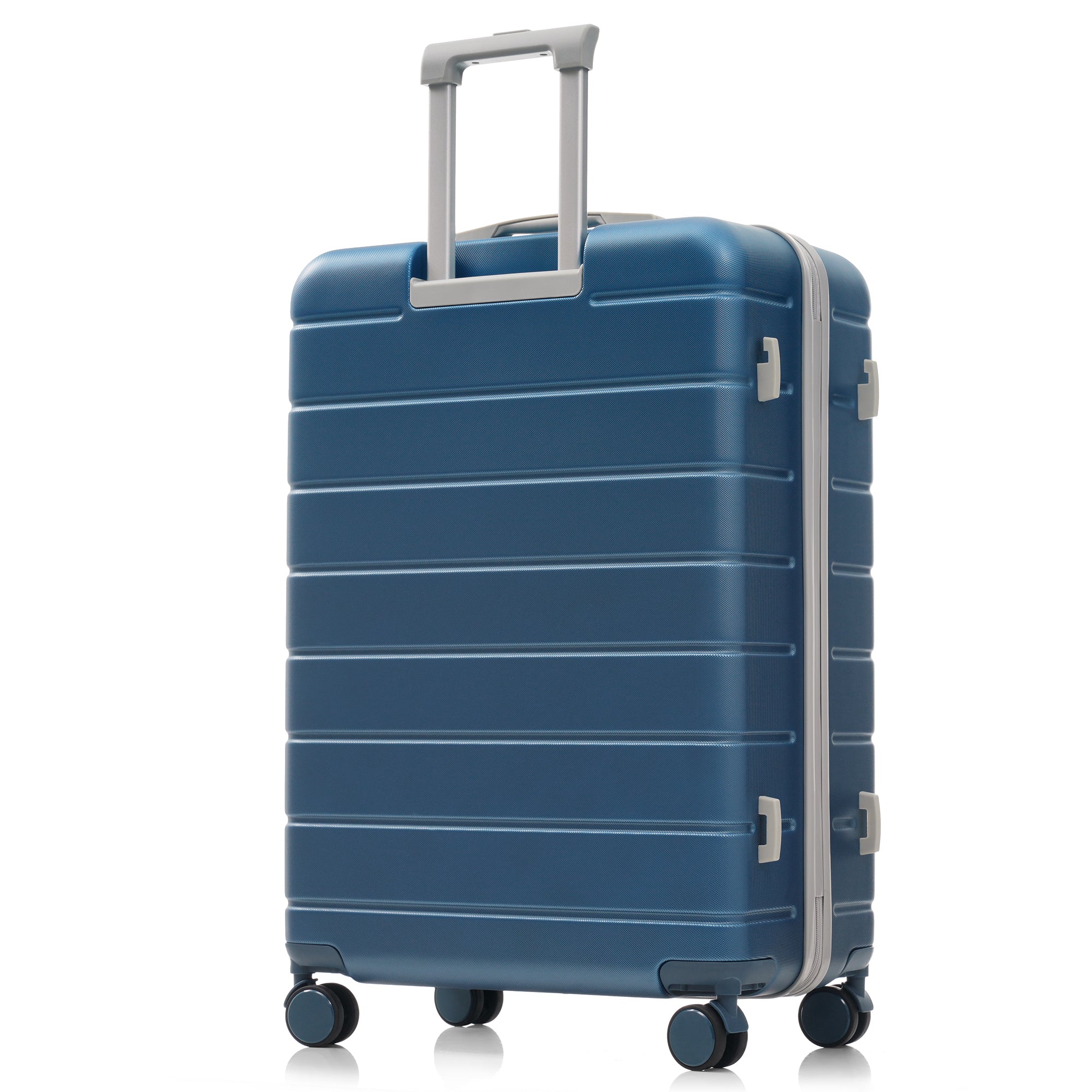 Azor Blue PC Luggage Set, Lightweight Travel Trio, TSA Lock