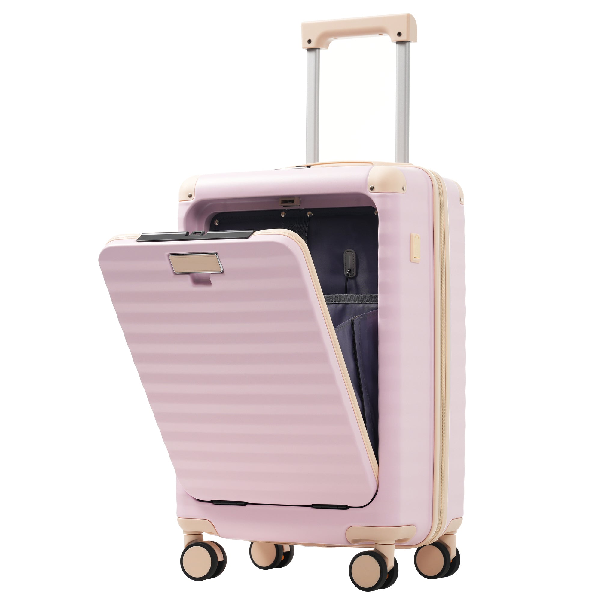Azor 5-Piece Hardshell Carry-On Set, Complete System, Spinner Wheels
