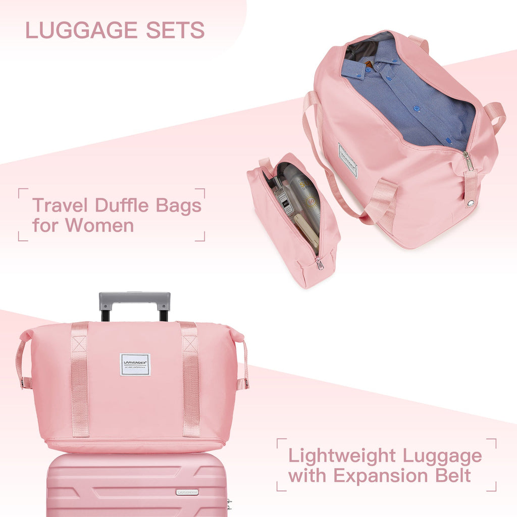 Azor 6-Piece Hardside Set, Suitcases + Duffel Bags, Complete Kit