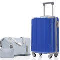 Azor Black & Brown Luggage Set, Timeless Travel Style, TSA Lock