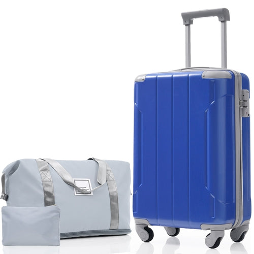 Azor Black & Brown Luggage Set, Timeless Travel Style, TSA Lock