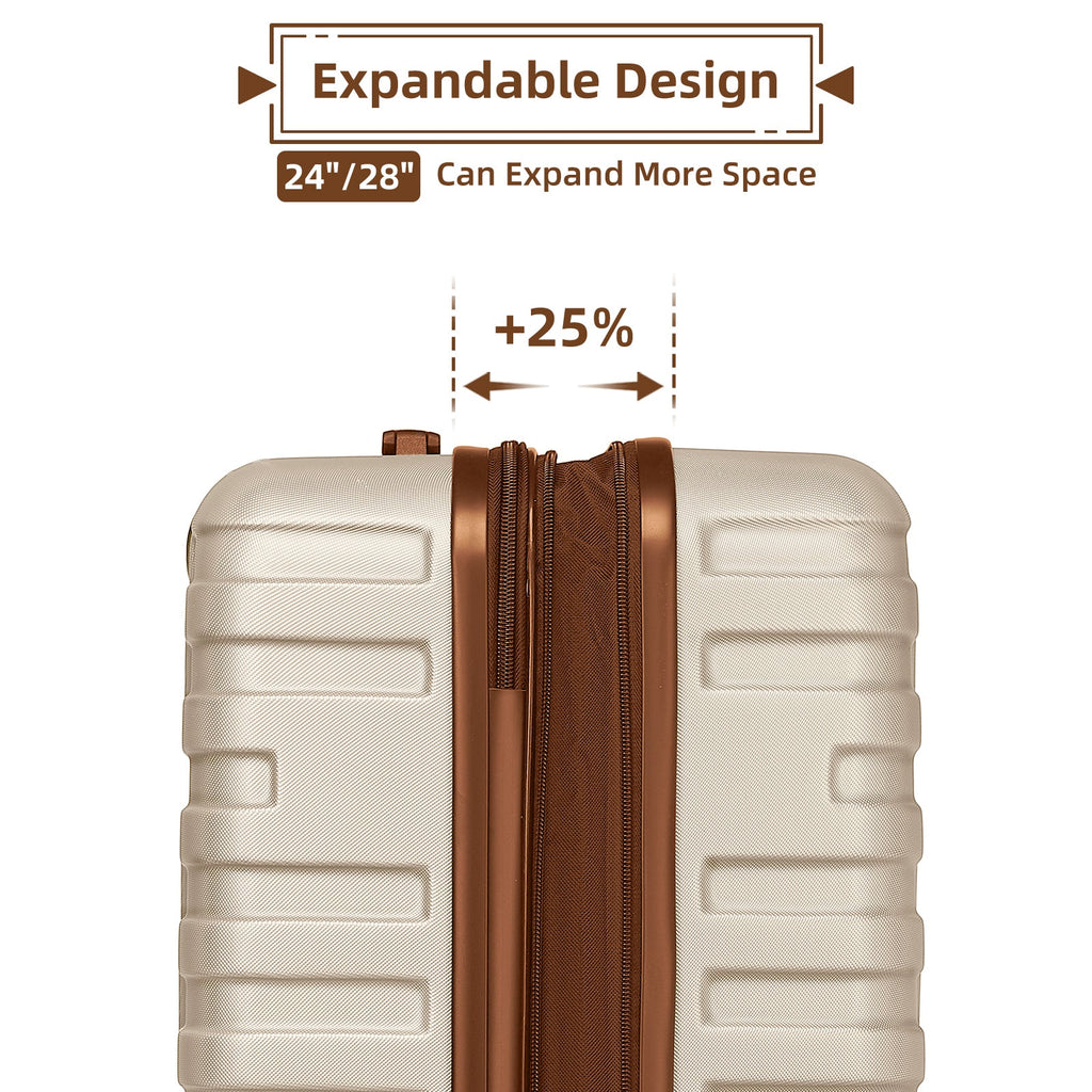 Azor 6-Piece Hardside Set, Suitcases + Duffel Bags, Complete Kit