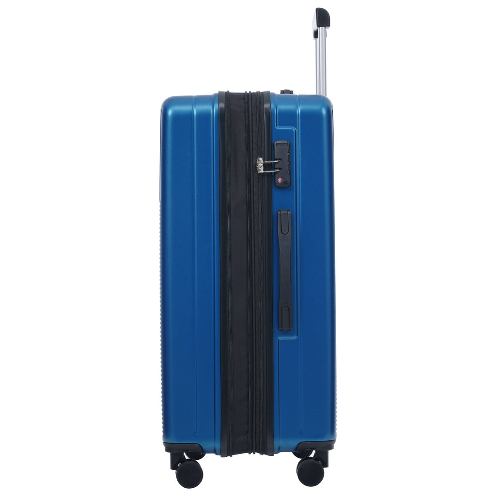 Azor Silver 5-Piece Luggage Set, Complete Travel System, TSA Lock