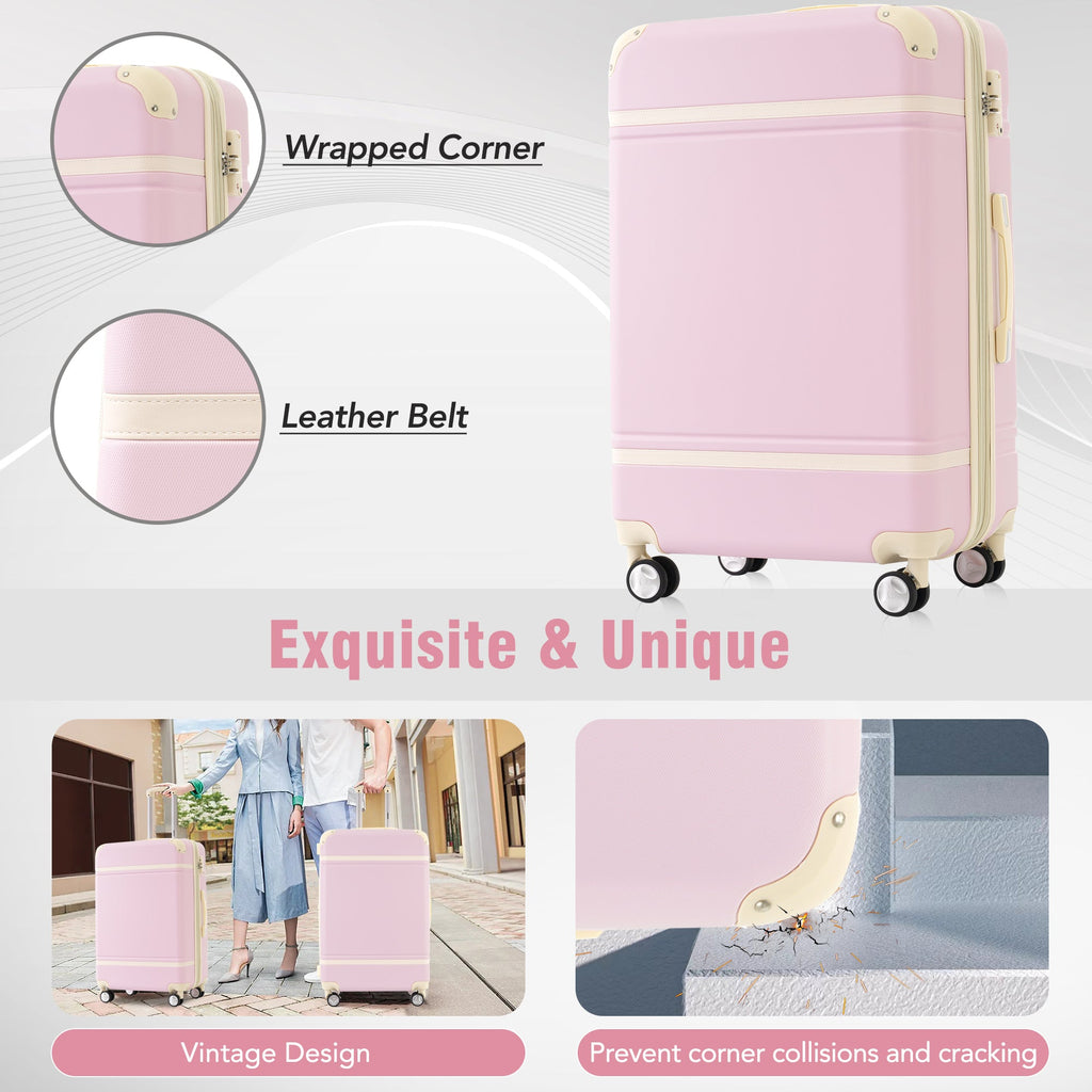Azor Blue ABS Luggage Set, Travel Organisation System, TSA Lock