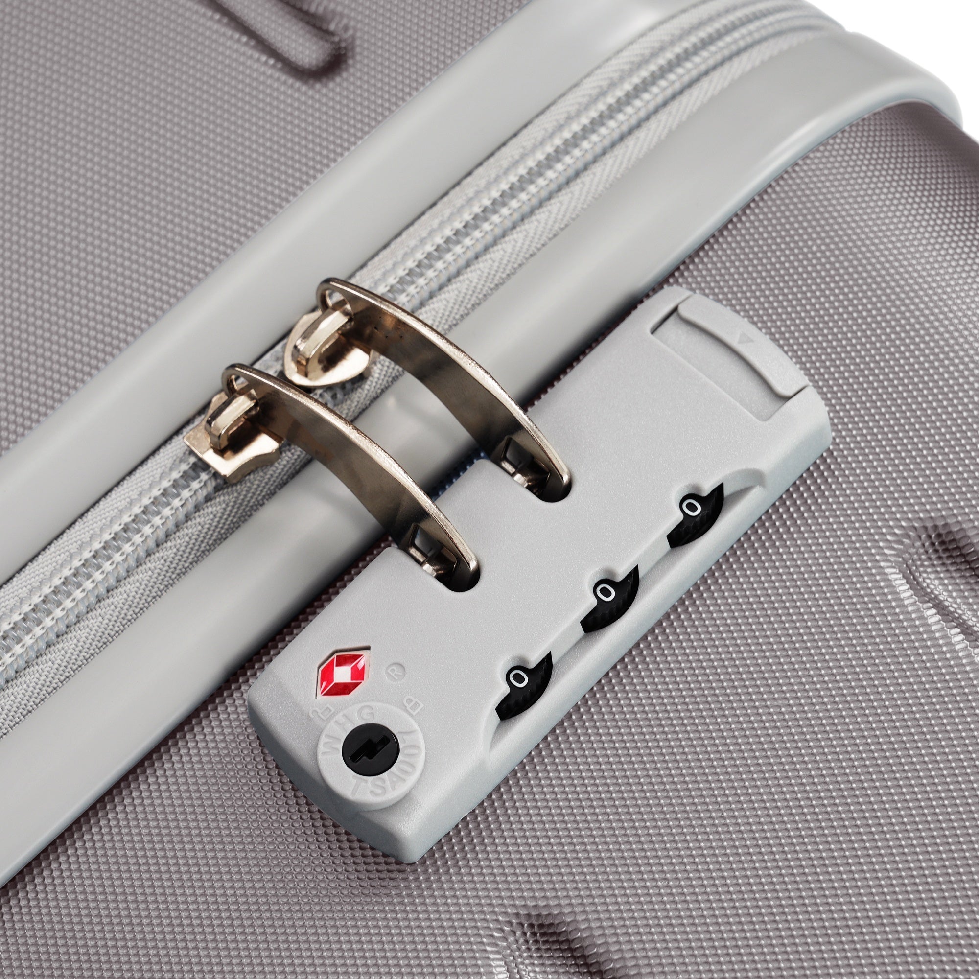Azor Blue PC Luggage Set, Lightweight Travel Trio, TSA Lock
