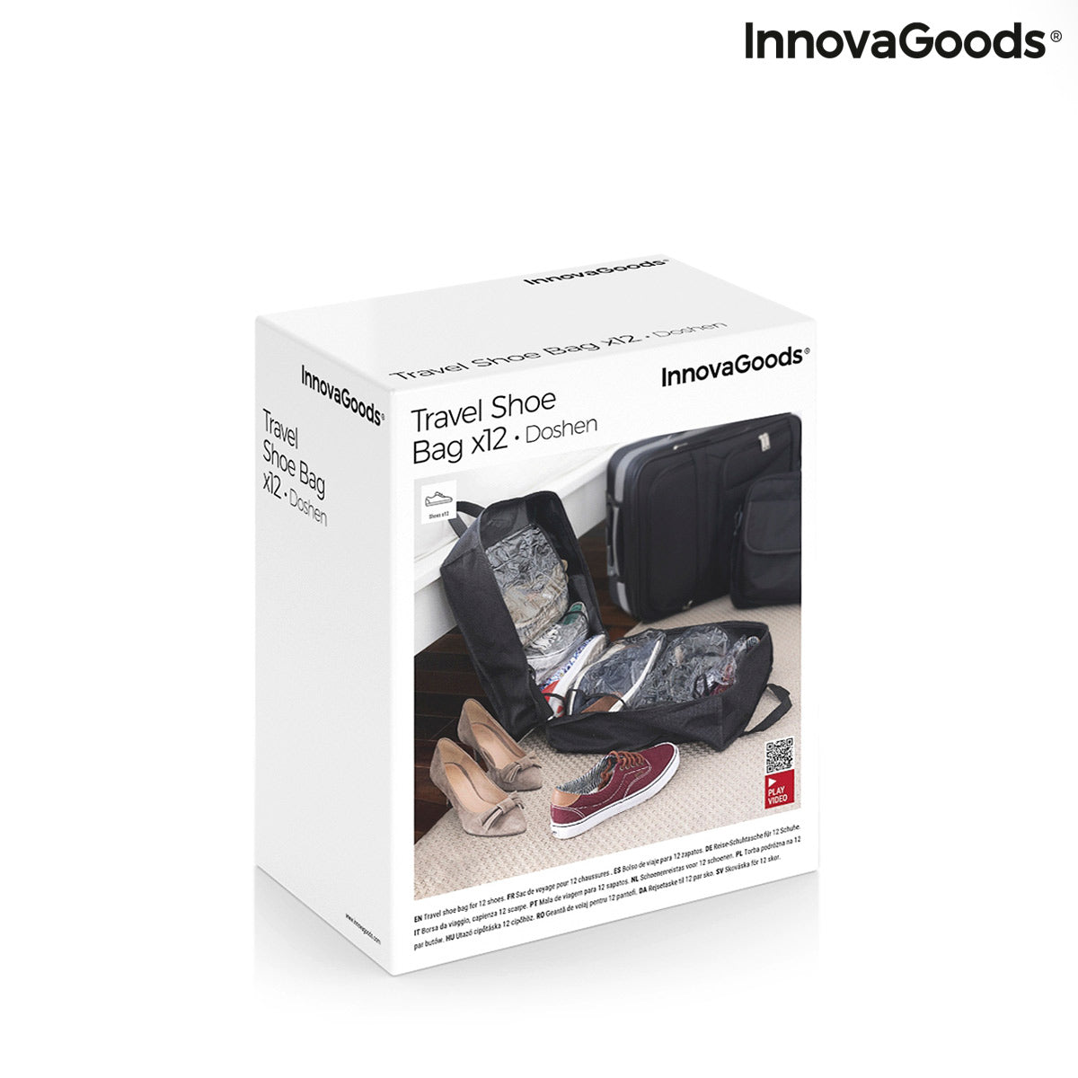 Azor Travel Shoe Bag 12 Shoes