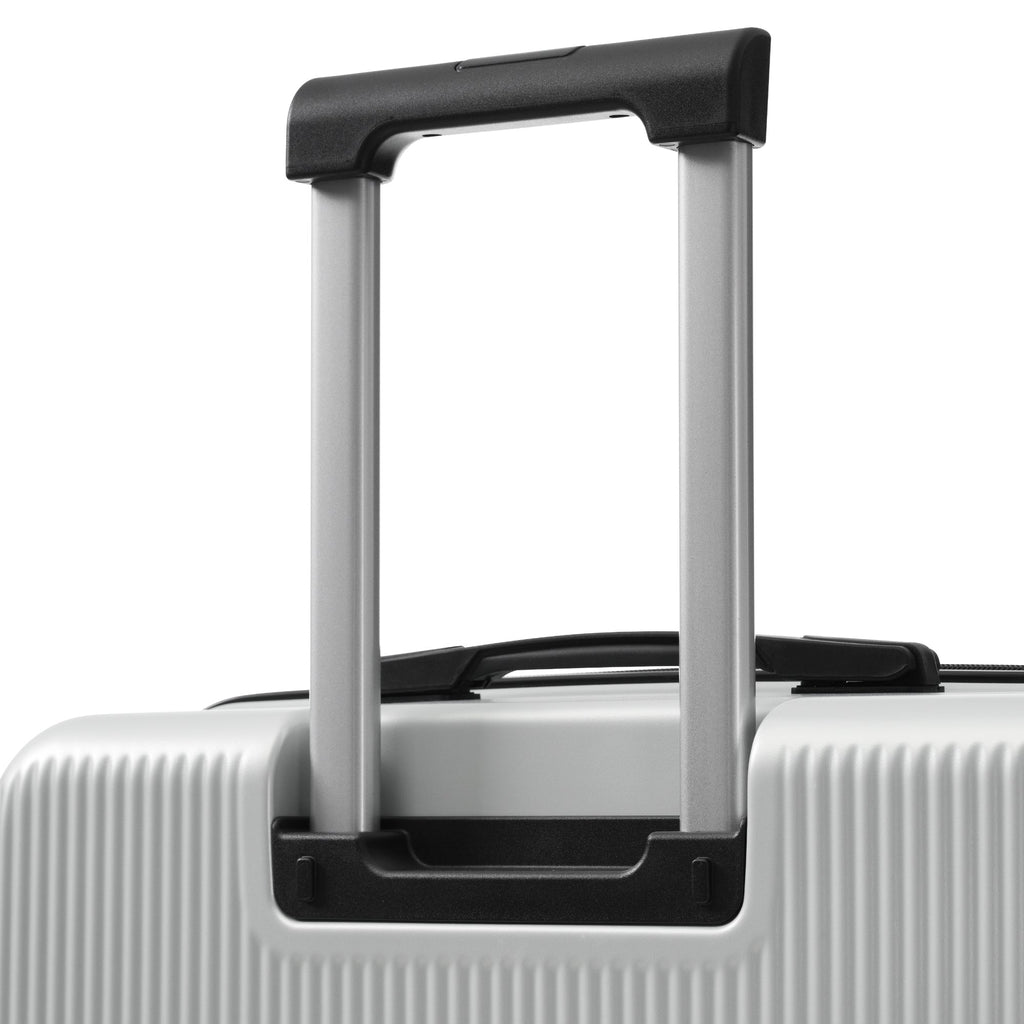 Azor Silver 5-Piece Luggage Set, Complete Travel System, TSA Lock