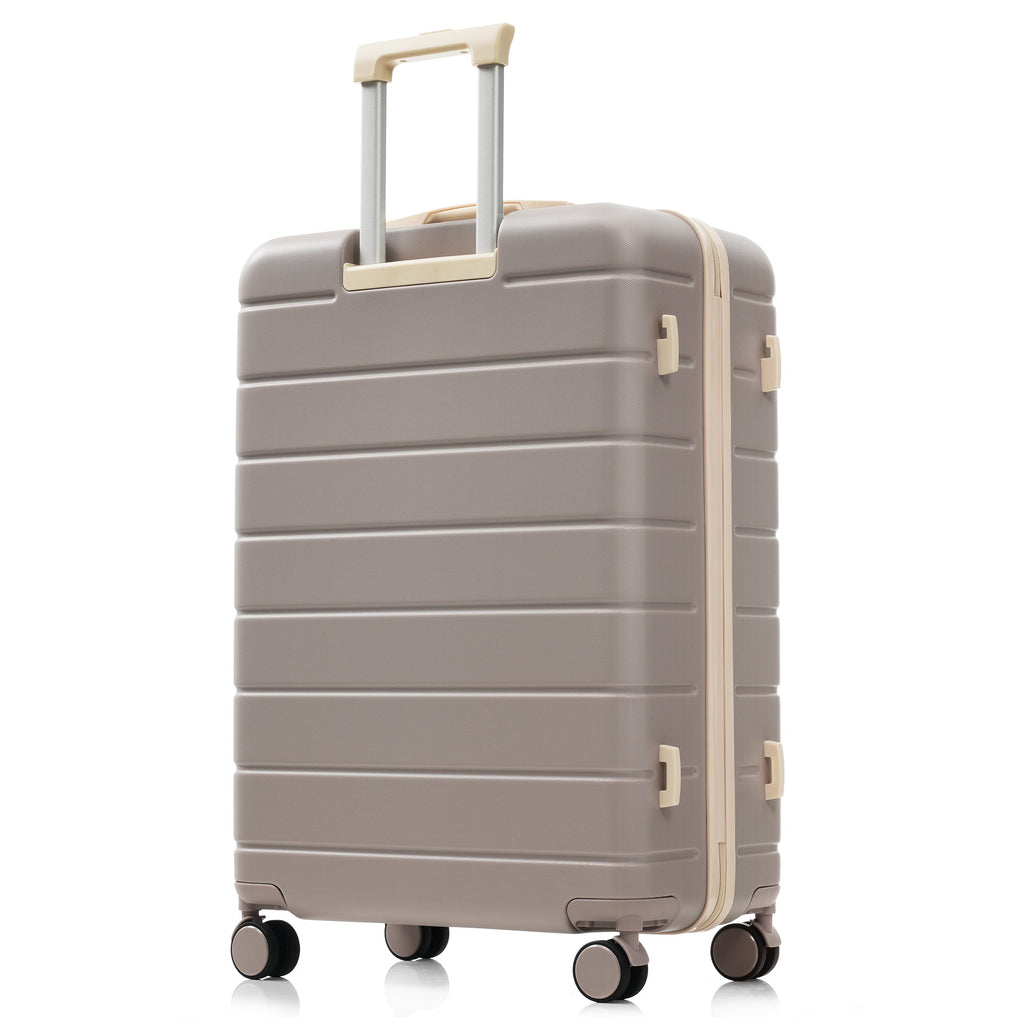 Azor Blue PC Luggage Set, Lightweight Travel Trio, TSA Lock