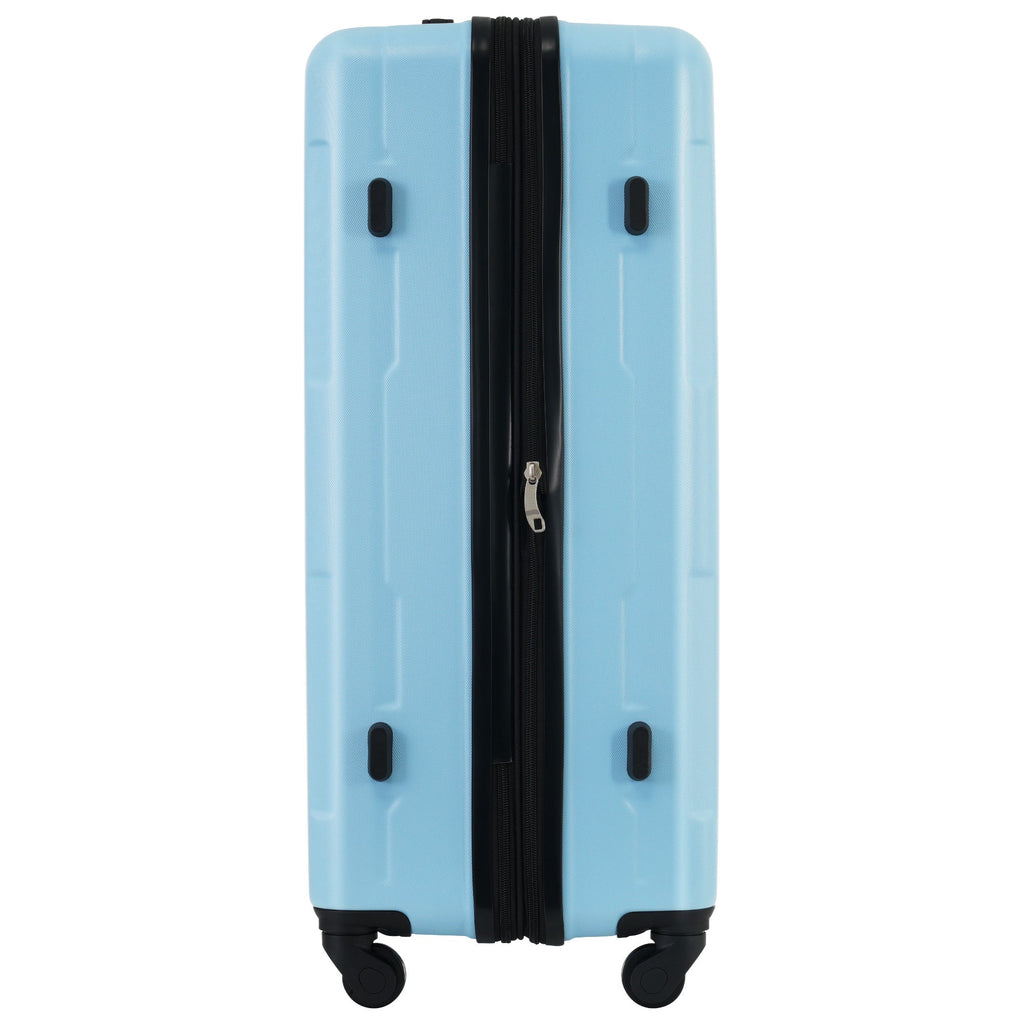 Azor Light Blue ABS Luggage Set, Travel in Colour, TSA Lock