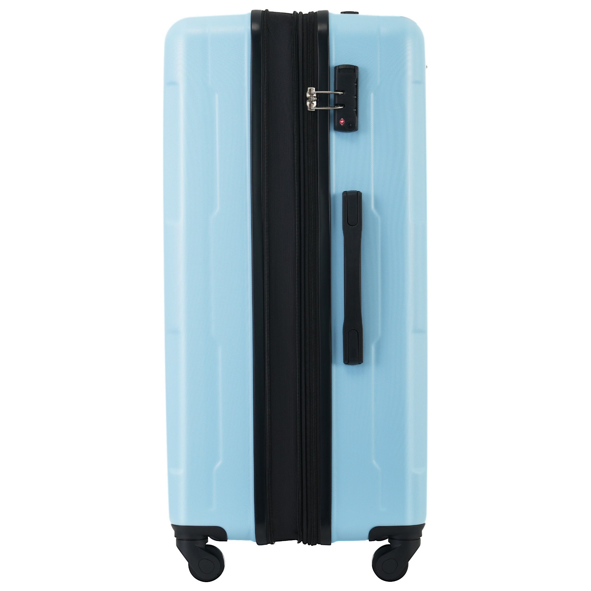 Azor Light Blue ABS Luggage Set, Travel in Colour, TSA Lock