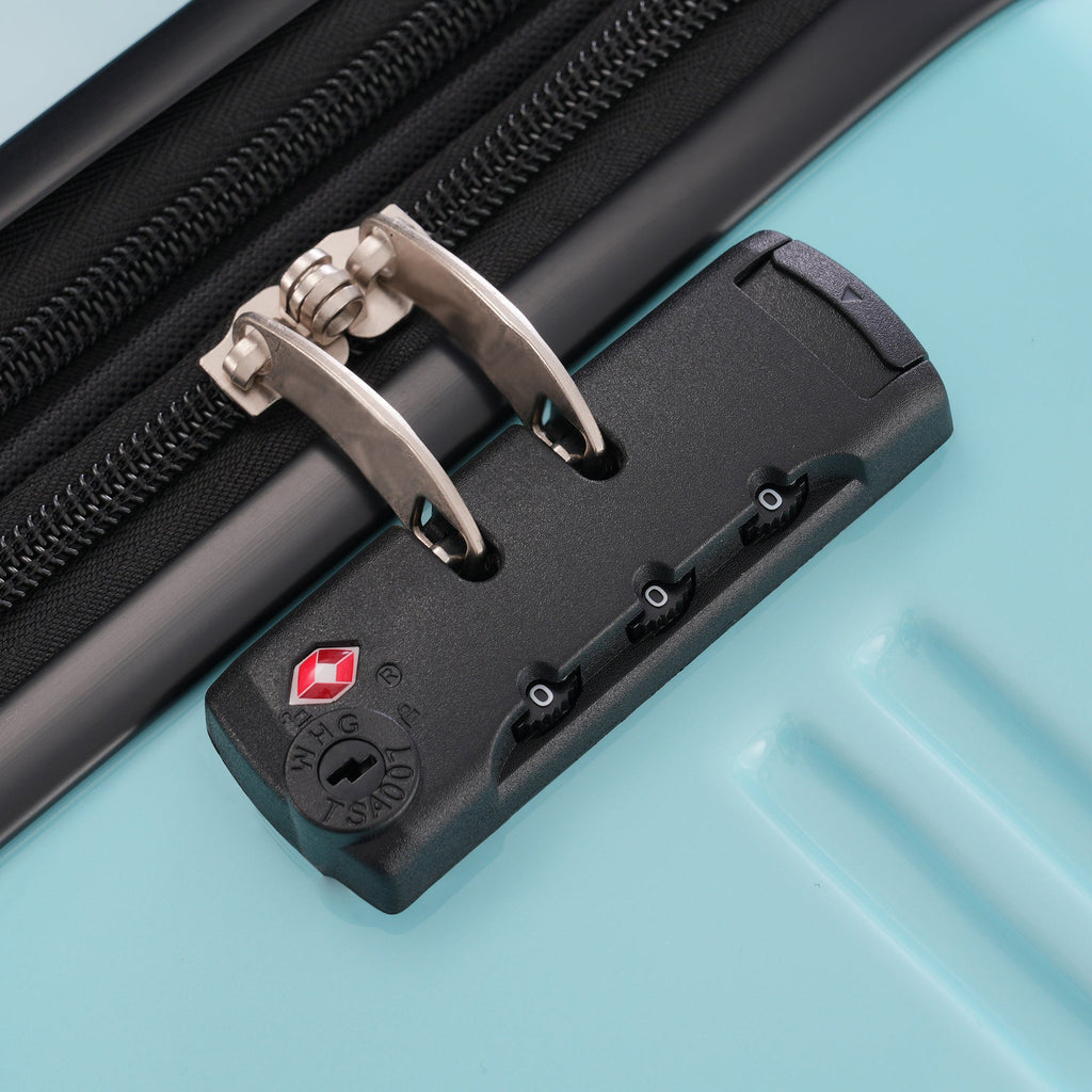 Azor 3-Piece PC Hardshell Set, Premium Travel Trio, TSA Lock
