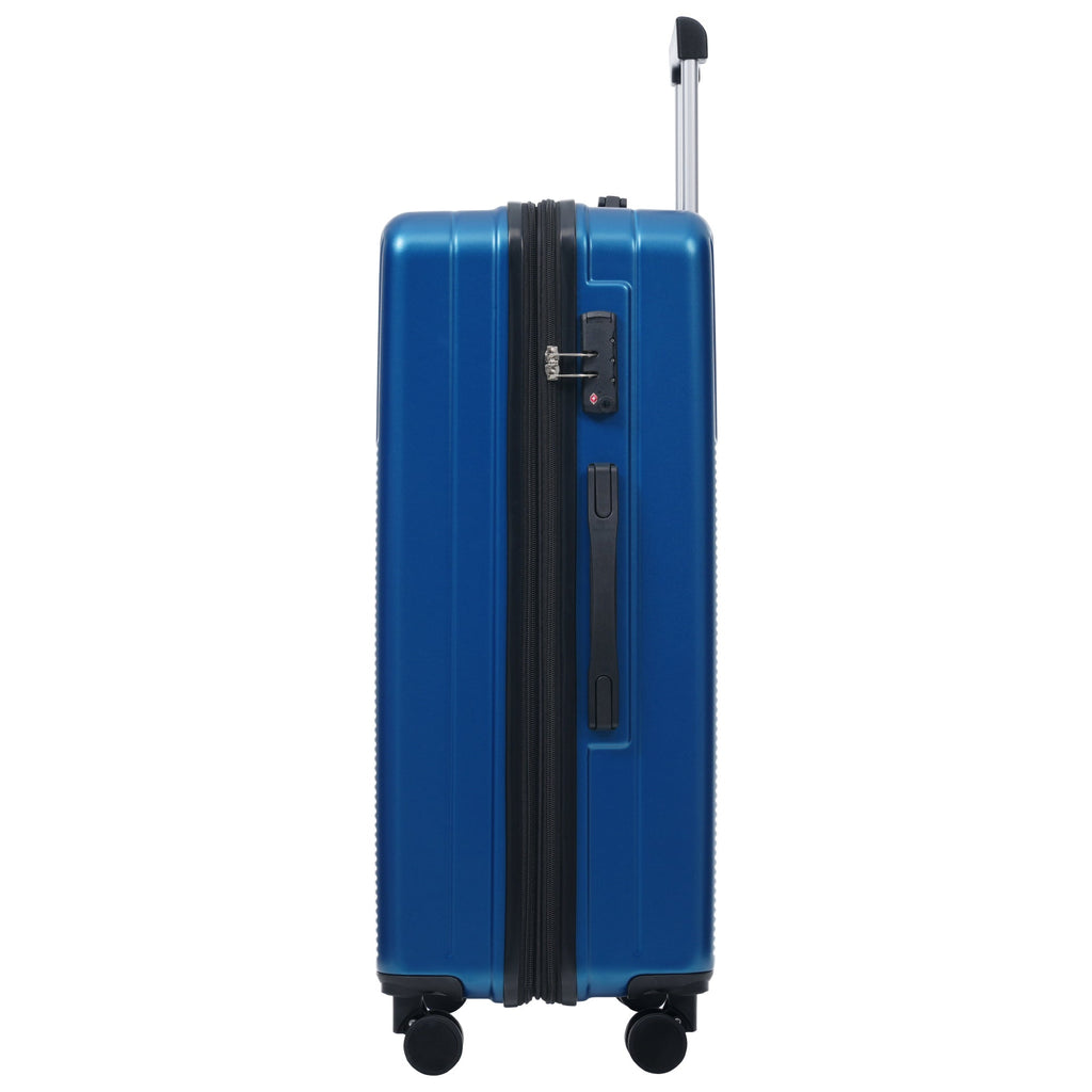 Azor Silver 5-Piece Luggage Set, Complete Travel System, TSA Lock