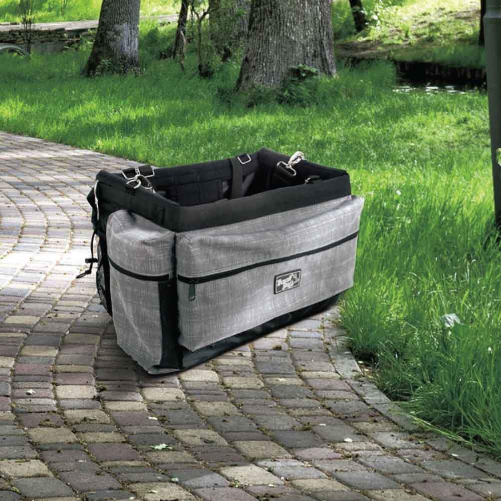 Azor Small Dog Bicycle Mount Bag — Pet Travel Carrier Basket