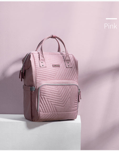Azor Modern Quilted Diaper Bag Backpack
