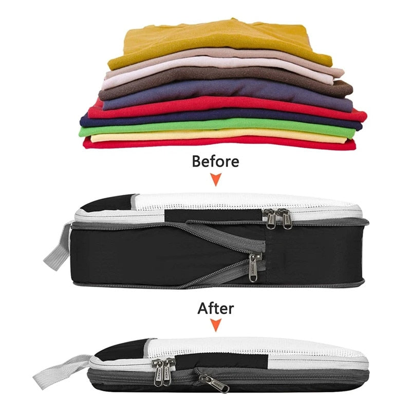 Azor Luggage Organizer Portable With Travel Storage Bag