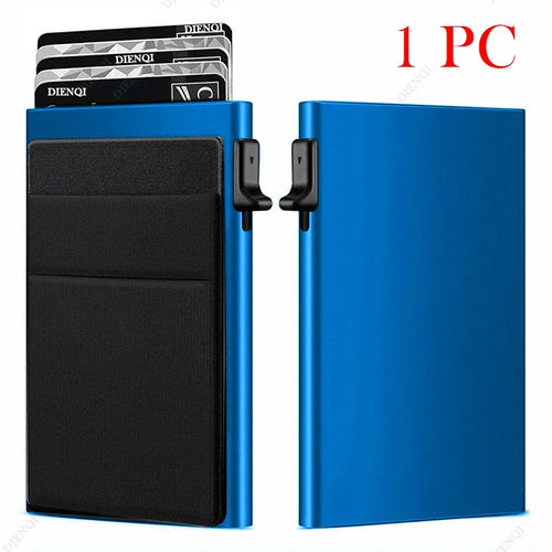 Azor RFID Business Credit Card Holder Men Thin Slim Minimalist