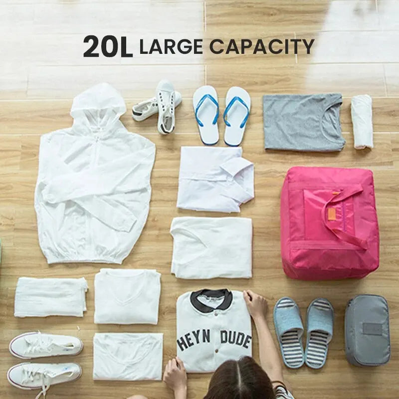 Azor Lightweight Foldable Travel Duffel Bag: Unisex Tote