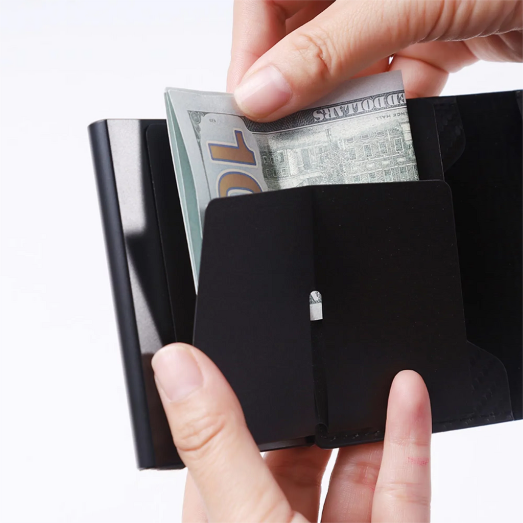 Azor Anti-theft RFID Credit Card Holder Minimalist Wallet Pocket