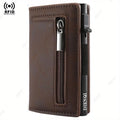 Azor Magnetic Credit Card Holder Luxury Men Wallet RFID Blocking