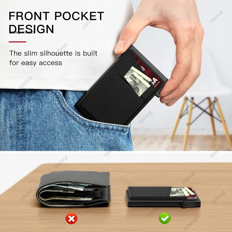 Azor Anti-theft Cards Protectors Card Holder Minimalist Smart
