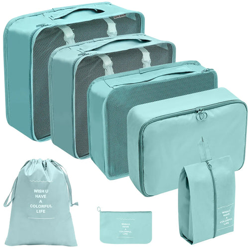 Azor Set Travel Organizer Storage Bags Suitcase Packing Cubes