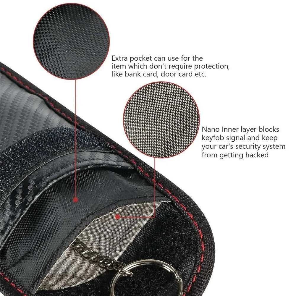 Azor Faraday Bag For Key Fob Cage Protector Car RFID Signal