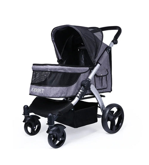 Azor Foldable Large Size Luxury Pet Cart Large Dog Cart Multiple