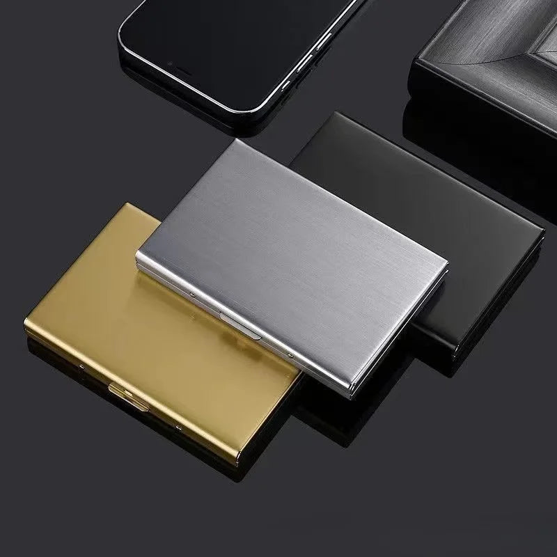 Azor Stainless Steel RFID Anti-Theft Card Holder Ultra Thin