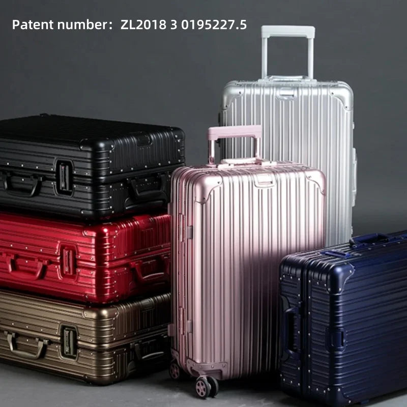 Azor Aluminum-magnesium Alloy Travel Suitcase High Quality