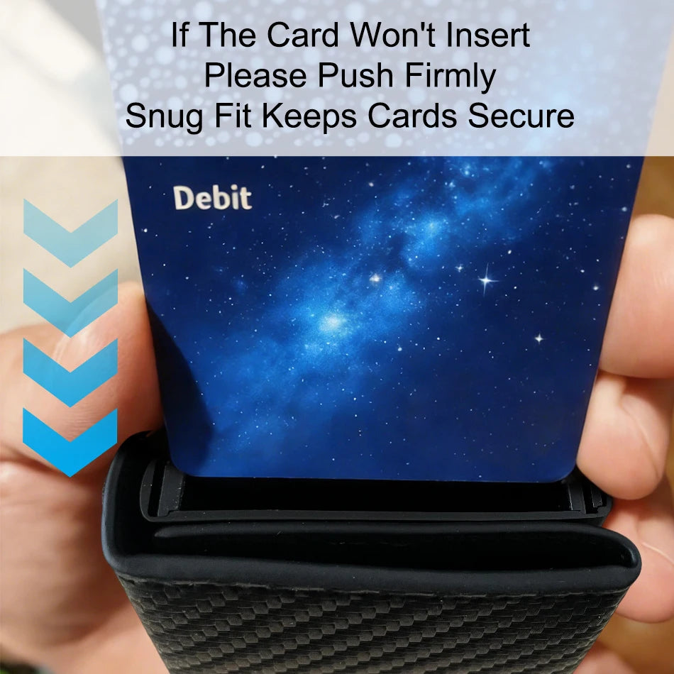 Azor RFID Credit Card Holder Wallet Mens Bank Cardholder
