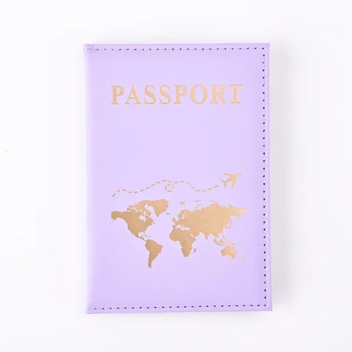 Azor Women Men RFID Vintage Business Passport Covers Holder