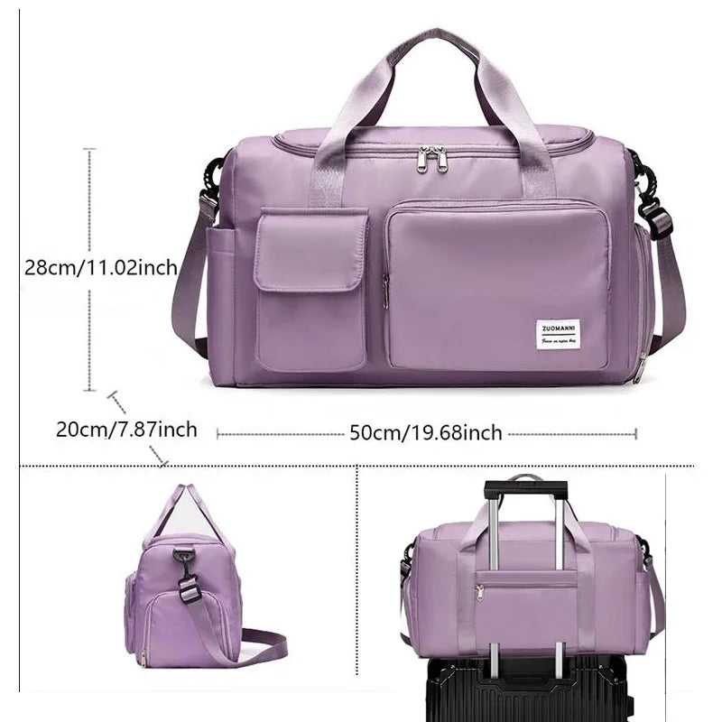 Azor Travel Bag Large Capacity Weekender Carry On Duffle Bags