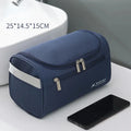 Azor Leather Toiletry Bag For Men Women Dopp Kit Mens Hanging