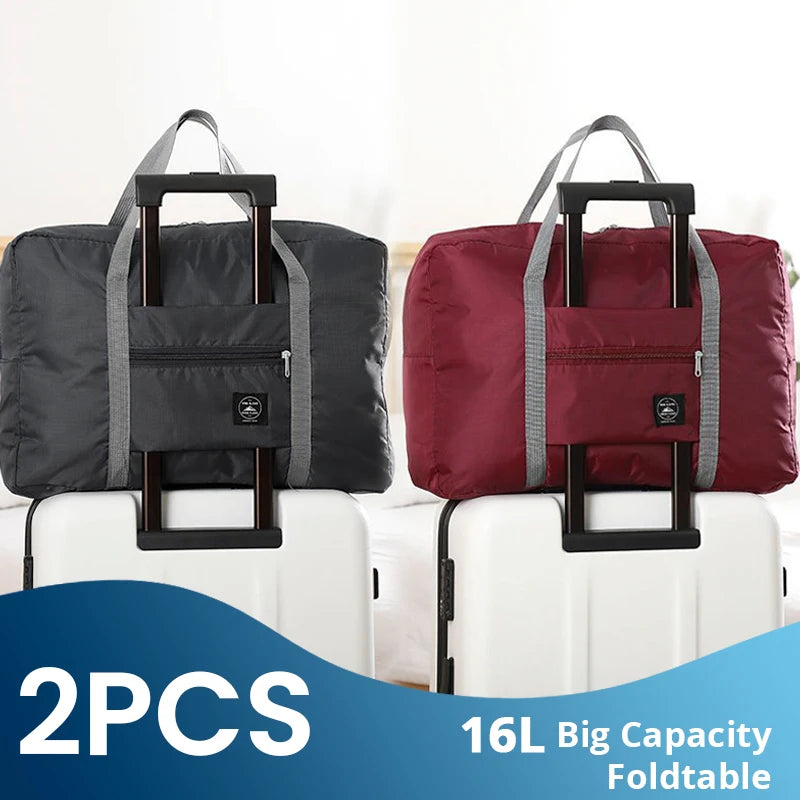 Azor Foldable Travel Duffel Bag For Airlines Carry On Bag
