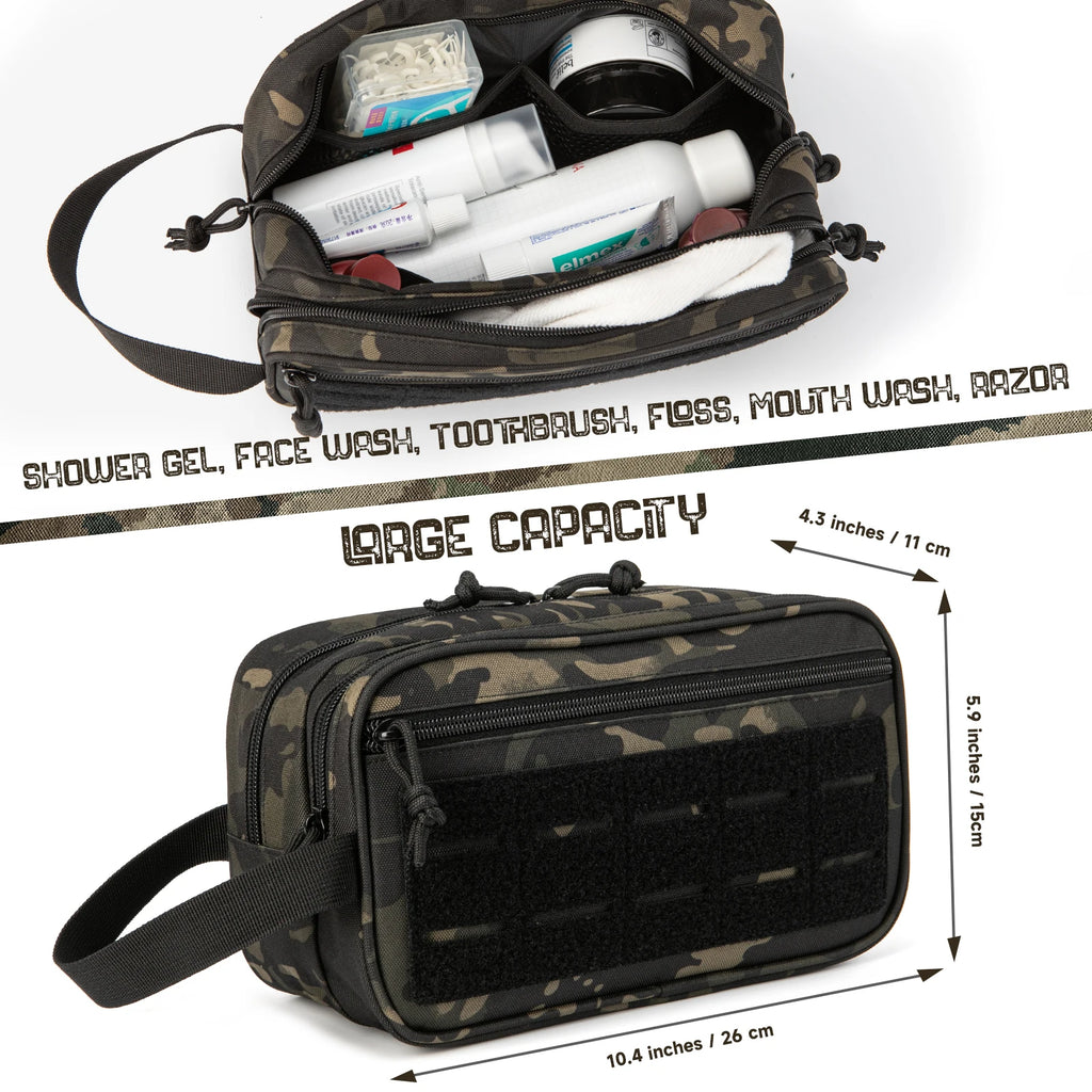 Azor Tactical Toiletry Bag For Men Hygiene Bag Tool Molle