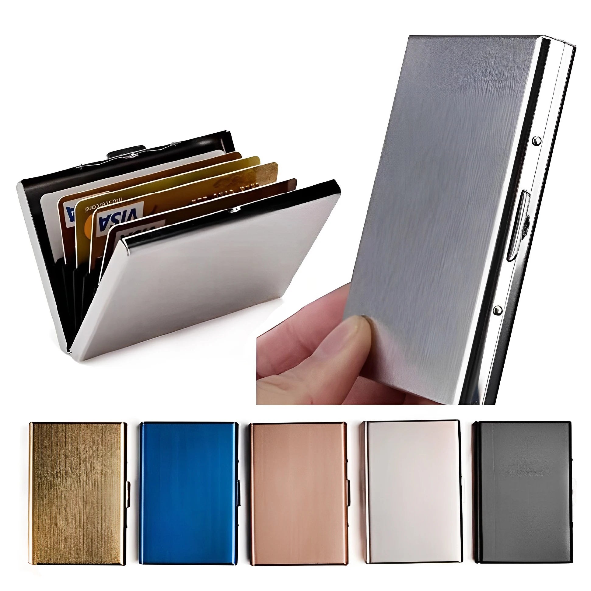 Azor Antitheft ANTI RFID Blocking ID Bank Credit Card Holder